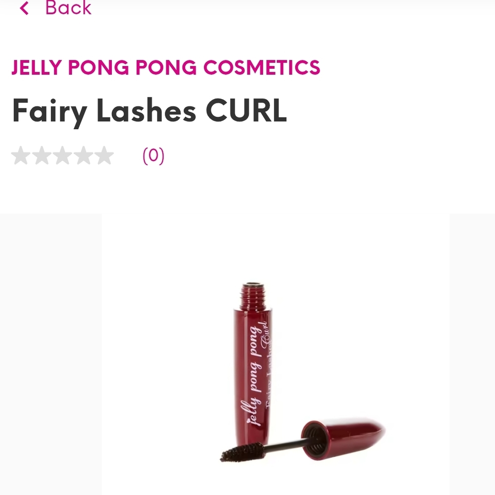 Jelly Pong Pong Fairy Lashes Curl Mascara